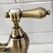 Kingston Brass Bridge Kitchen Faucet with Brass Sprayer, Antique Brass KS7793BALBS - alternate 3